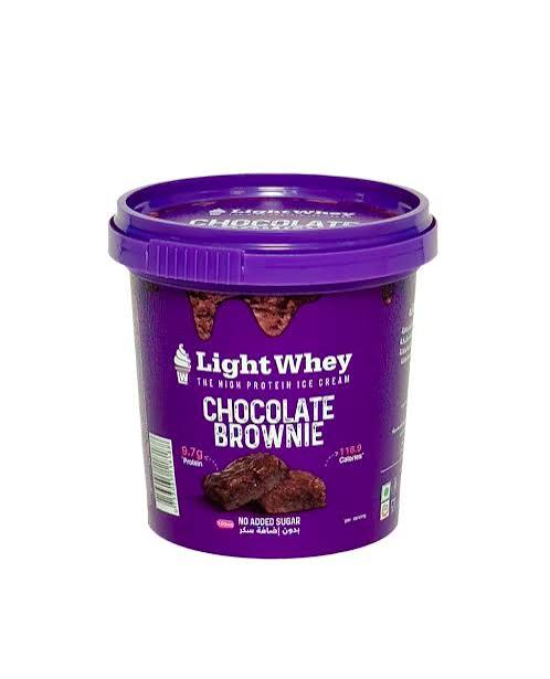 LIGHTWHEY CHOCOLATE BROWNIE ICE CREAM 100ML
