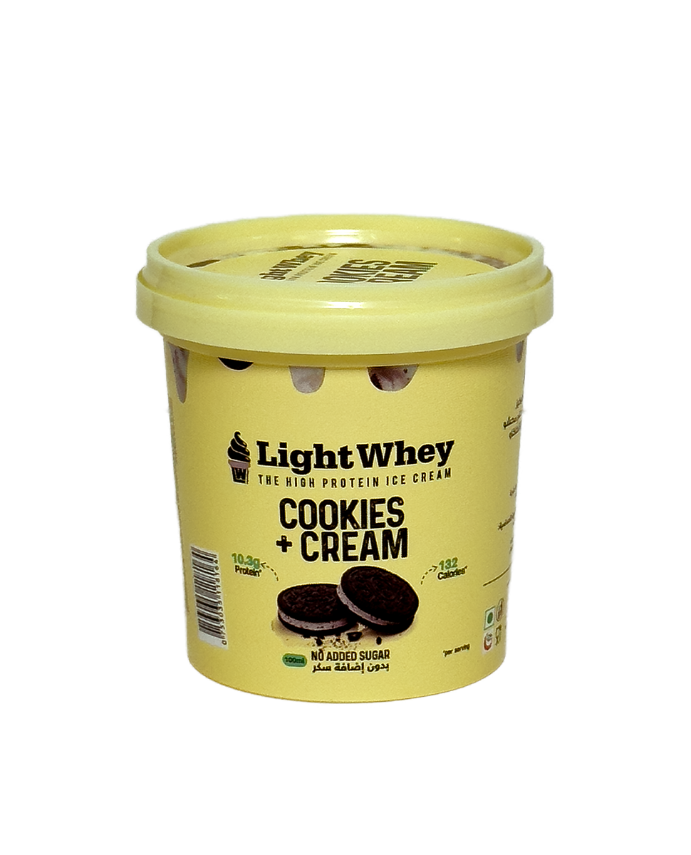 LIGHTWHEY COOKIES & CREAM ICE CREAM 100ML