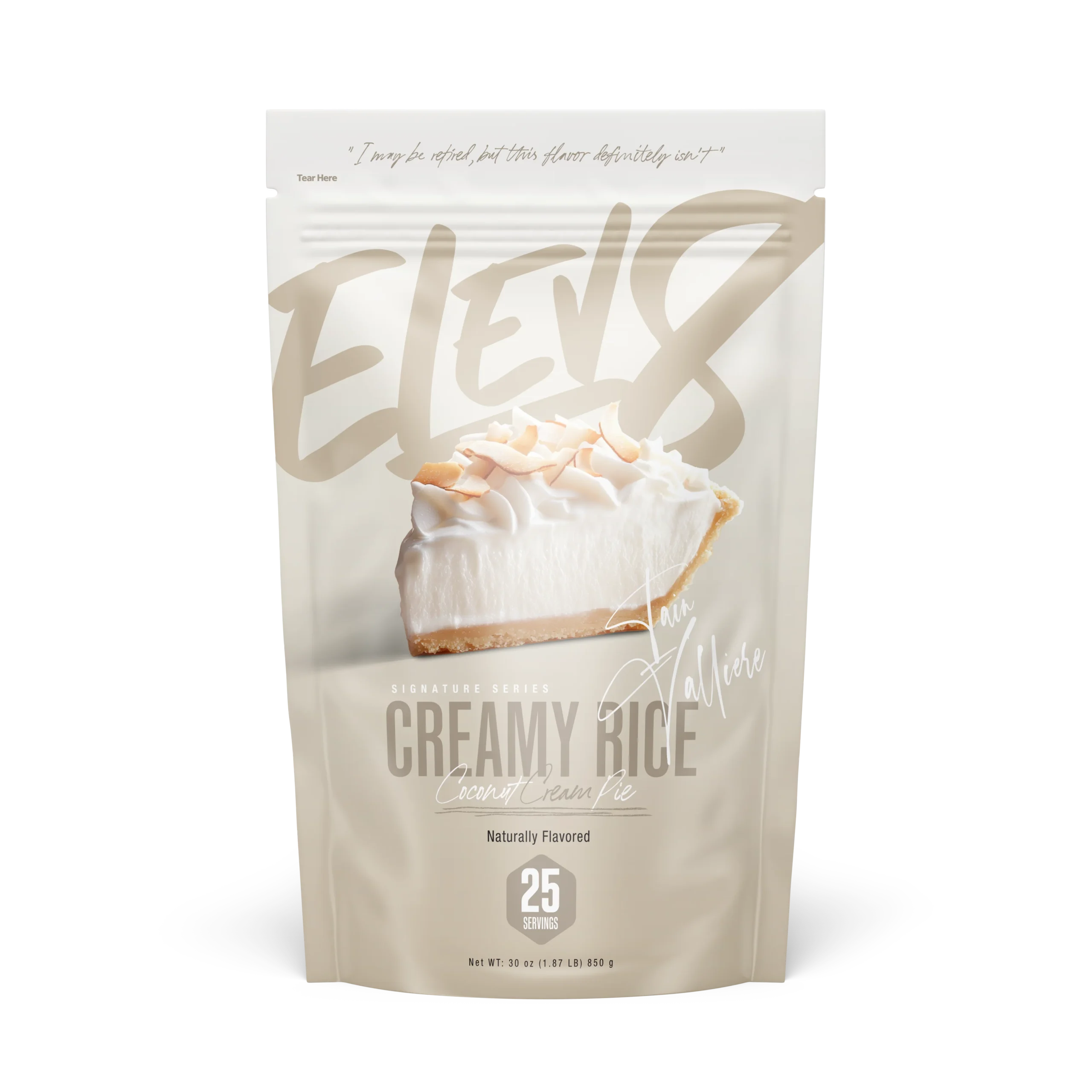 Elev8 Creamy Rice Coconut Creamy Pie