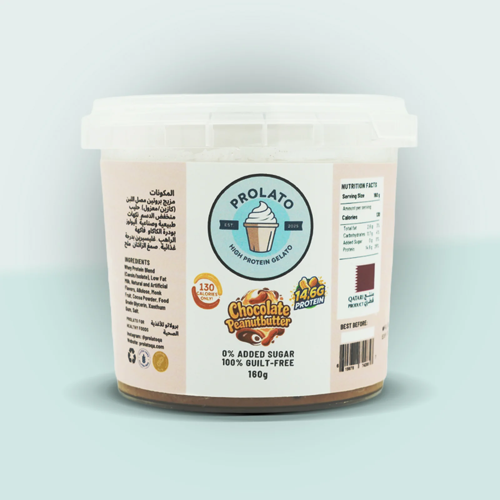 Prolato Gelato Ice Cream Chocolate Peanut Butter