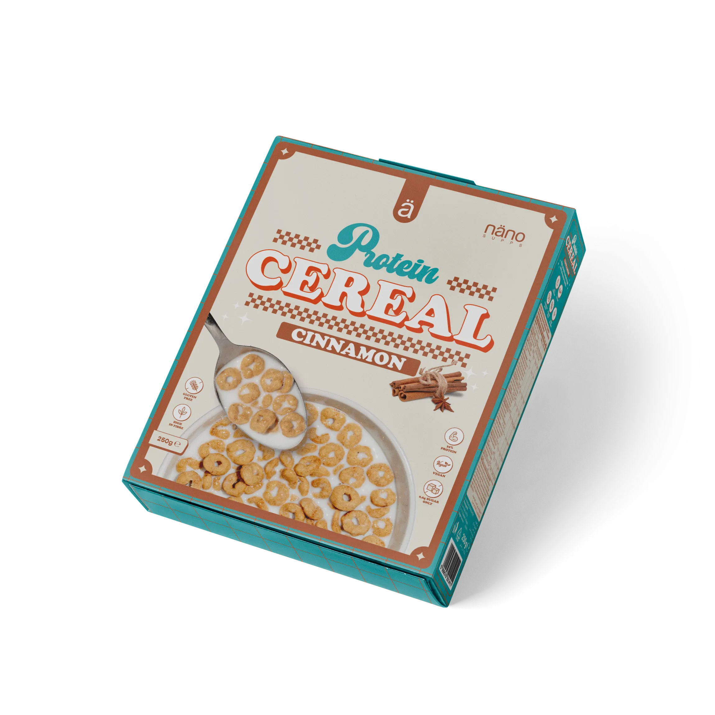 Nanosupps PROTEIN CEREAL Cinnamon Rings 250g