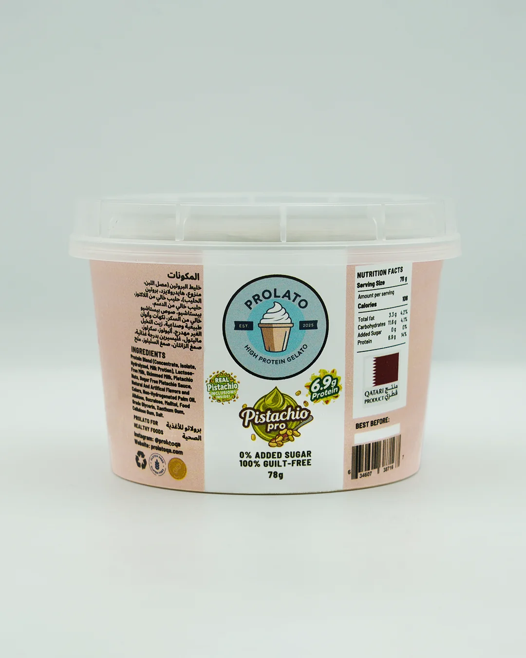 Prolato Gelato Ice Cream Pistachio 78 g