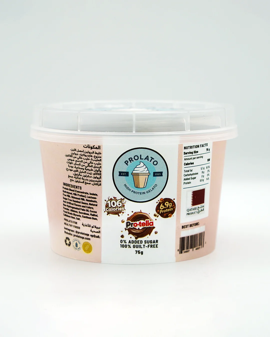 Prolato Gelato Ice Cream Protella 75 g
