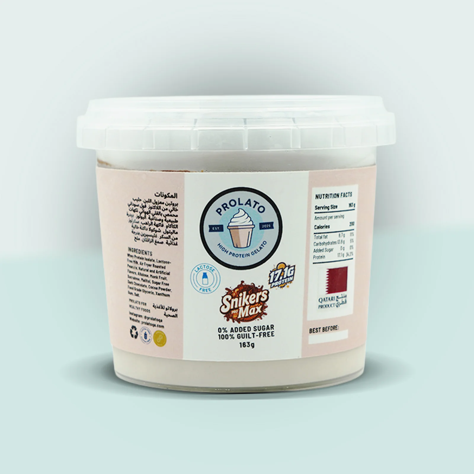 Prolato Gelato Ice Cream Sniker Pro Max