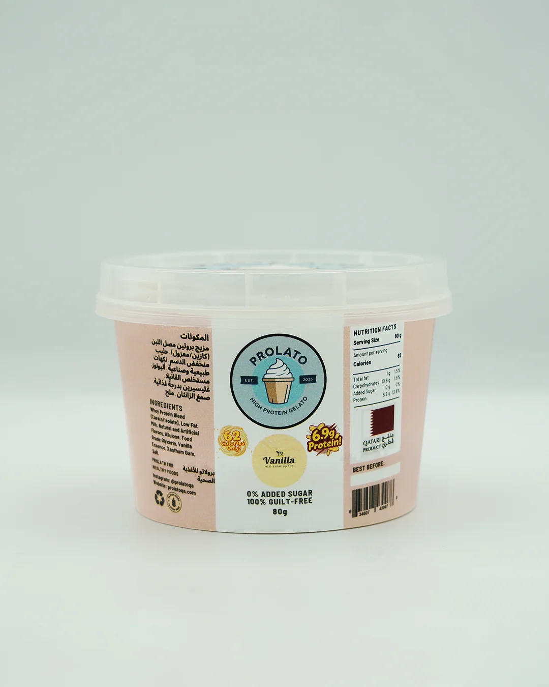 Prolato Gelato Ice Cream Old Fashioned Vanilla 80g